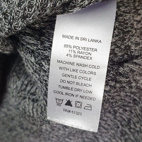 VINCE CAMUTO Cowl Neck Sweater Gray Women's Size S - Picture 8 of 8